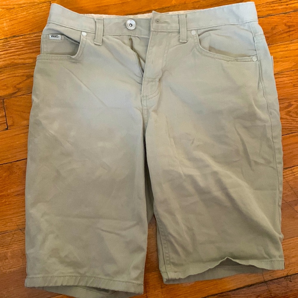 Boys Size 28 Vans Khaki Shorts